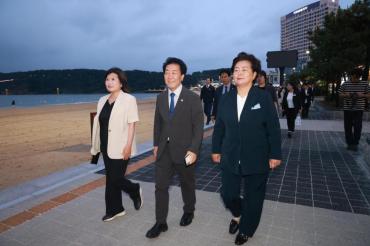 일산해수욕장 개장식 및 점등식의 사진