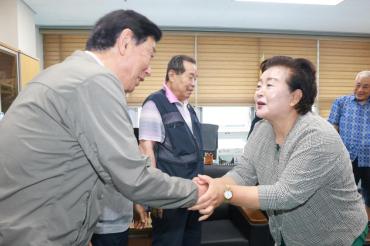 천기옥 동구청장, 주요시설 방문의 사진