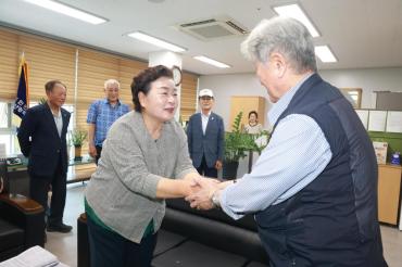 천기옥 동구청장, 주요시설 방문의 사진