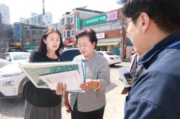 천기옥 동구청장, 주요시설 방문의 사진