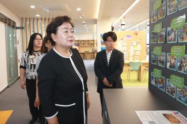 천기옥 동구청장 주요시설 현장방문의 사진
