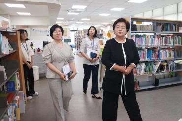 천기옥 동구청장 주요시설 현장방문의 사진