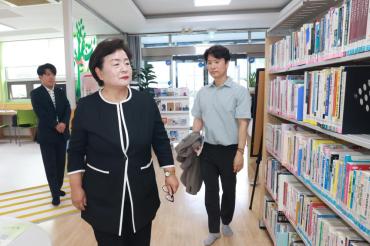 천기옥 동구청장 주요시설 현장방문