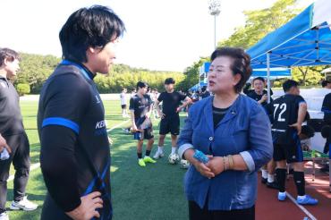 동구청장배 생활체육 축구대회의 사진