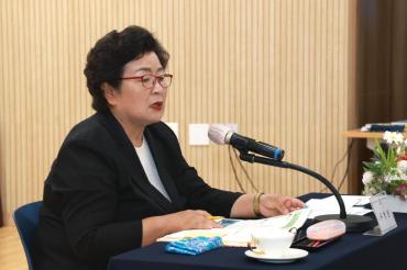 천기옥 동구청장, 일산동 초도방문의 사진