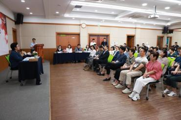 천기옥 동구청장 방어동 초도방문의 사진
