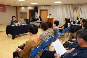천기옥 동구청장 대송동 초도방문의 사진