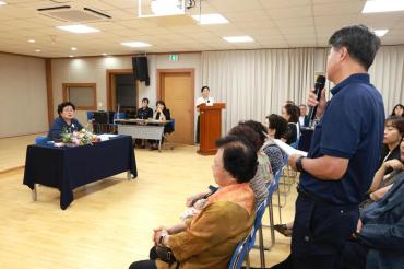 천기옥 동구청장 대송동 초도방문의 사진