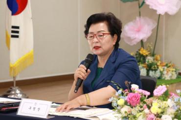 천기옥 동구청장 전하2동 초도방문의 사진