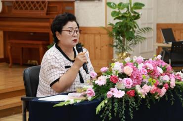 천기옥 동구청장 남목1동 초도방문의 사진