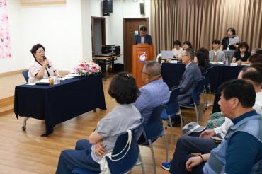 천기옥 동구청장 남목3동 초도방문의 사진