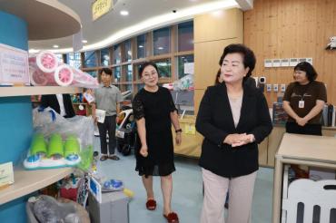 천기옥 동구청장, 주요시설 현장방문