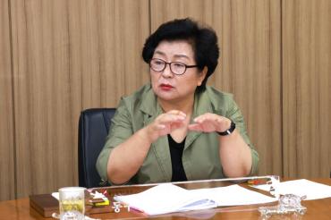 민선9기 공약사항 검토 보고회의 사진