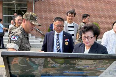 천기옥 동구청장, 제7765부대 2대대 방문의 사진