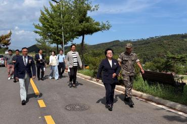 천기옥 동구청장, 제7765부대 2대대 방문의 사진