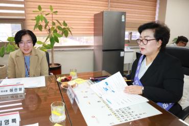 천기옥 동구청장, 건강보험공단 일일 체험의 사진