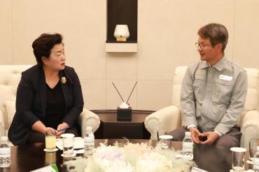 천기옥 동구청장, HD현대중공업 방문의 사진