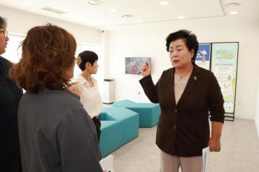 천기옥 동구청장、슬도아트 현장방문의 사진