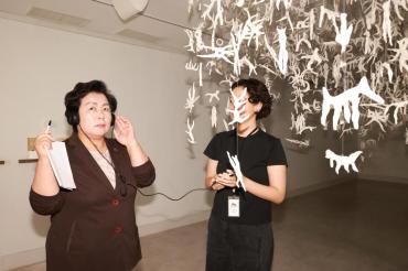 천기옥 동구청장、슬도아트 현장방문의 사진