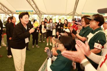 제29회 시민생활체육대축전 선수단 격려방문