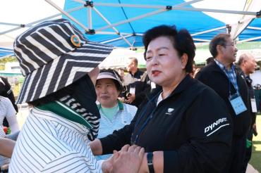 제29회 시민생활체육대축전 선수단 격려방문의 사진