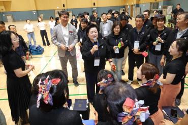 제29회 시민생활체육대축전 격려방문 및 해단식의 사진