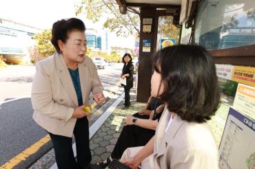취임 100일 기념, 버스 노선 현장민원 청취