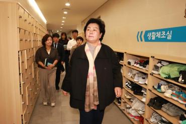 천기옥 동구청장, 서부건강센터 현장확인의 사진