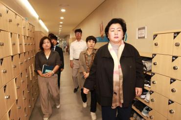천기옥 동구청장, 서부건강센터 현장확인의 사진