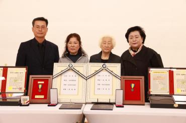 6.25전쟁 호국의 영웅 귀환행사의 사진